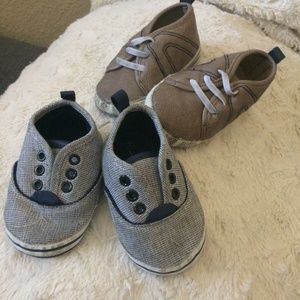 Rising Star Two pairs baby boys' Sneakers 9-12 M